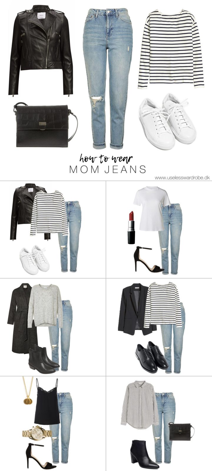 How to wear: mom jeans.