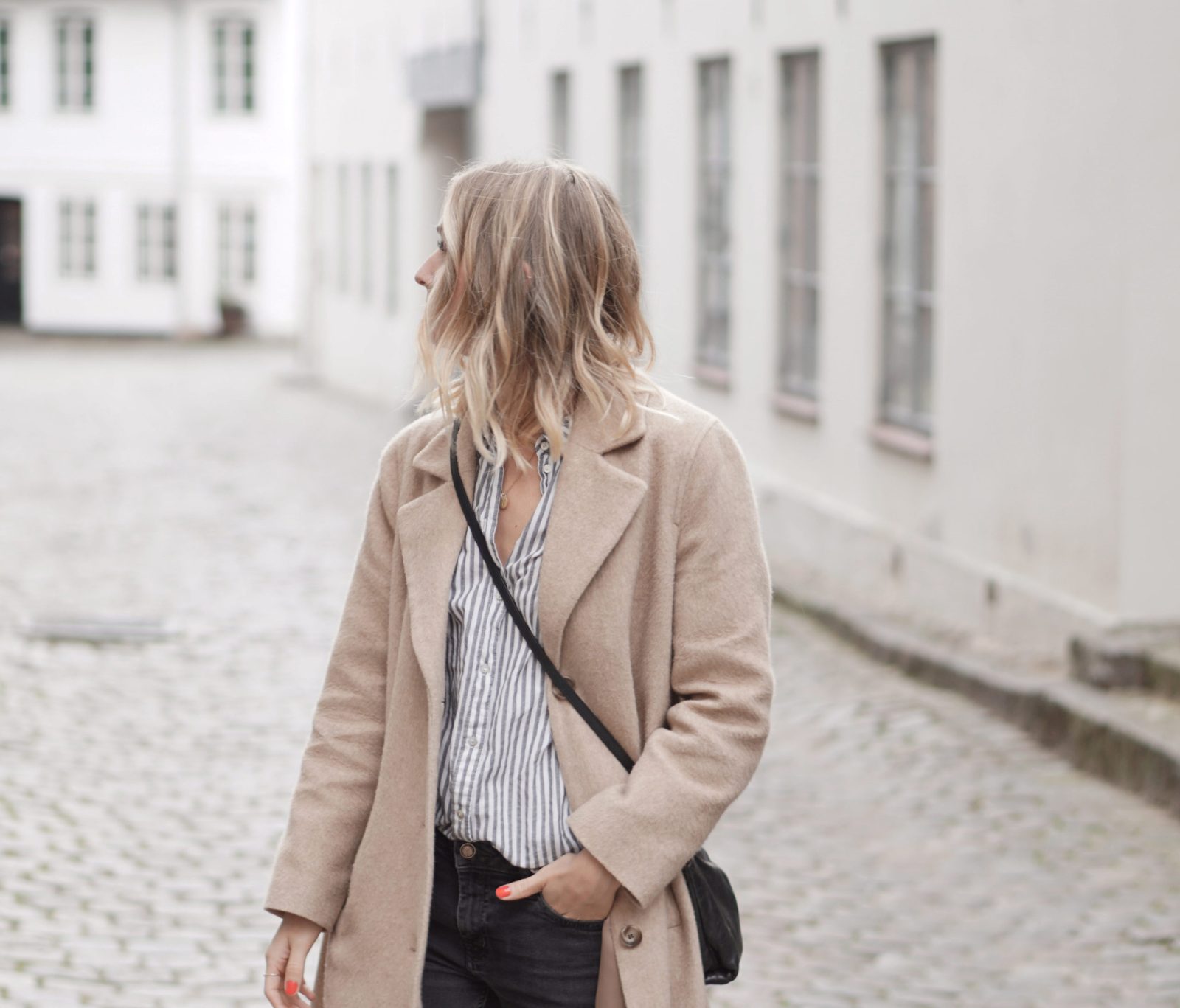 Style: off duty look in my camel coat.