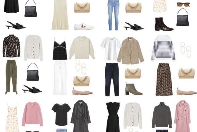 A feminine capsule wardrobe: how-to & example