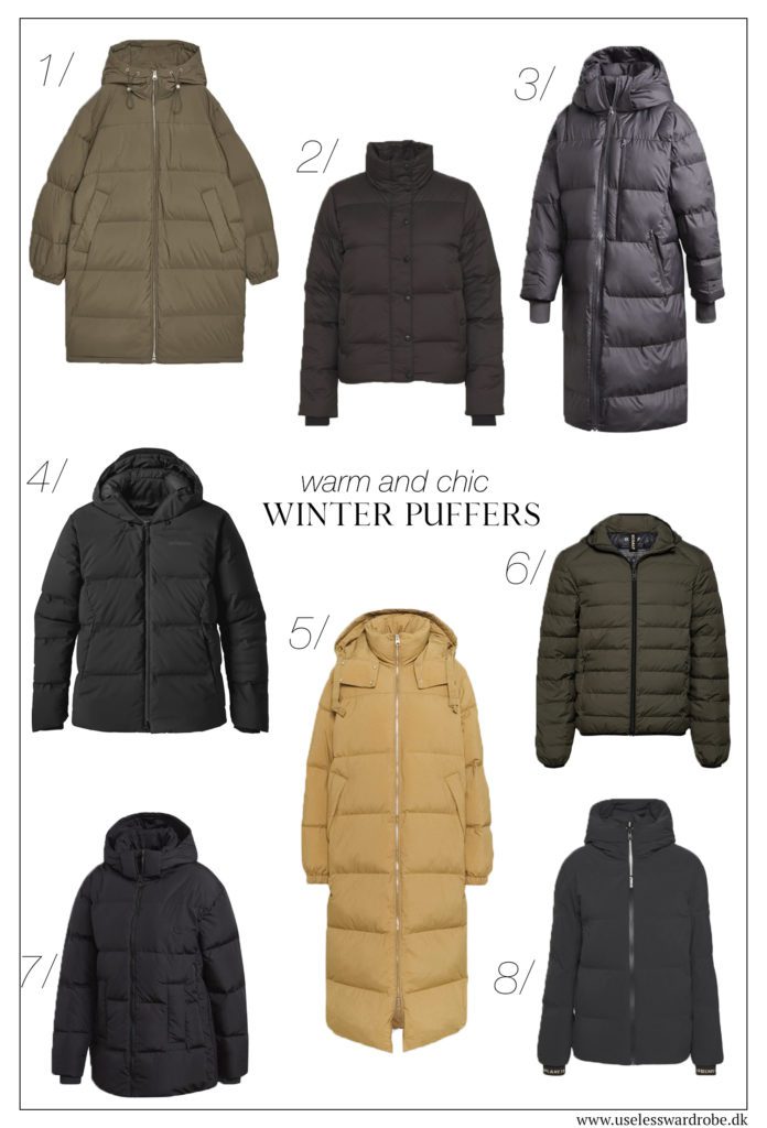 Warm chic winter puffers how to wear 'em)