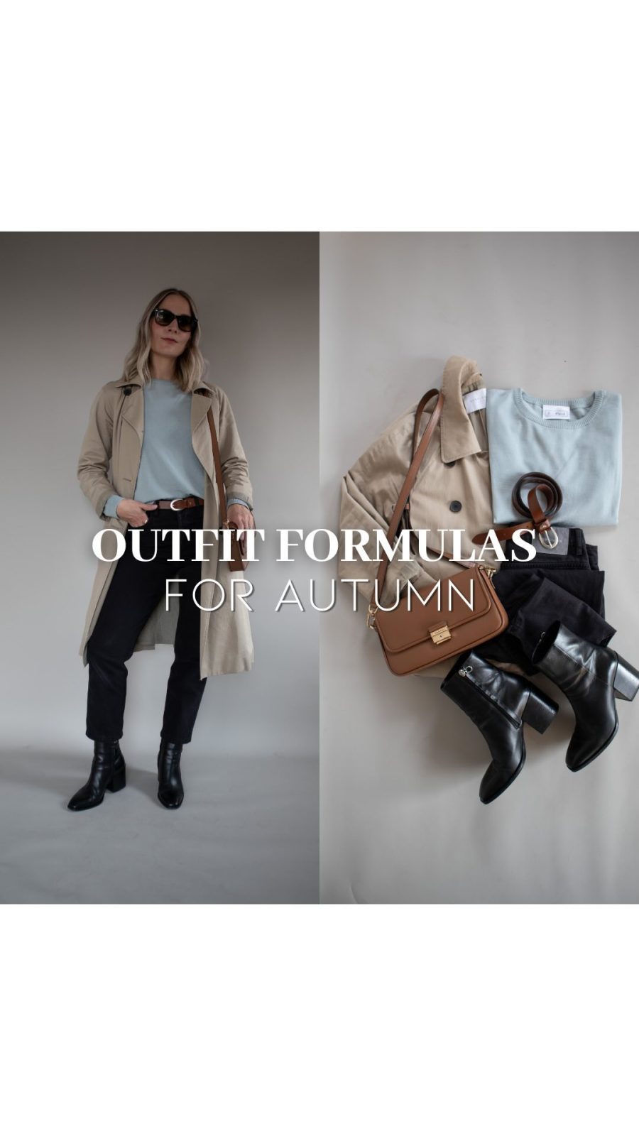 Outfit formulas for autumn 👀 here are some of the items and combinations I can never seem to get enough of - and how you can easily dress them up/down depending on the occasion, simply by switching up the shoes. Remember, good quality shoes are like makeup for your feet! 🩰⁠ Plus they last longer too.⁠